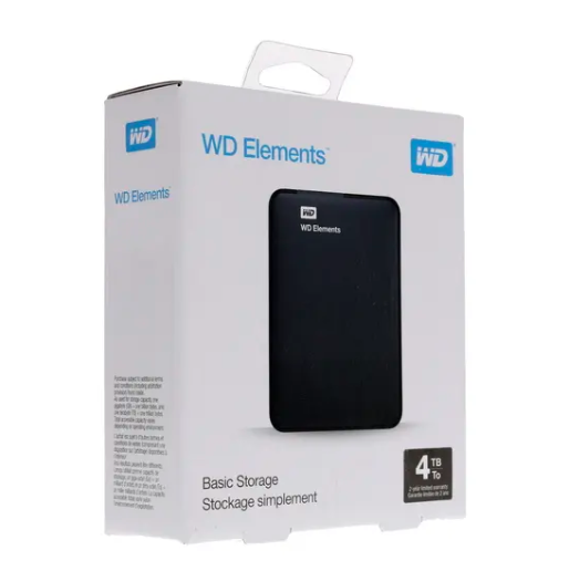 4 ТБ Внешний HDD WD Elements Portable [WDBU6Y0040BBK-WESN] - фото 35106