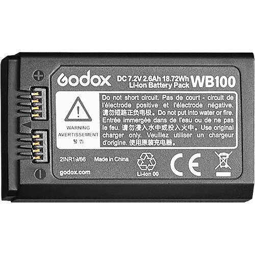 Аккумулятор Godox WB100 для AD100 Pro - фото 59390