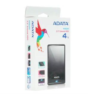 4 ТБ Внешний HDD ADATA HV620 Slim [AHV620S-4TU31-CBK]