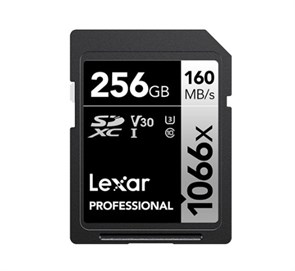 Карта памяти Lexar SDXC 256GB Professional 1066x UHS-I U3 V30