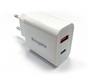 Зарядное устройство Kingma 20W USB-C + USB-A KIT18EU