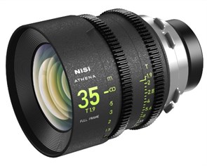 Объектив NiSi ATHENA PRIME Full Frame Cinema Lens 35мм T1.9 PL-Mount