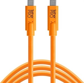 Кабель Tether Tools CUC15-ORG TetherPro USB-C to USB-C 4.6m Orange