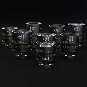 Комлект объективов DZOFilm Vespid C 16 mm T2.8 25,35,50,75,100,125 T2.1 + макро объектив 90mm T2.8 крепление PL&EF