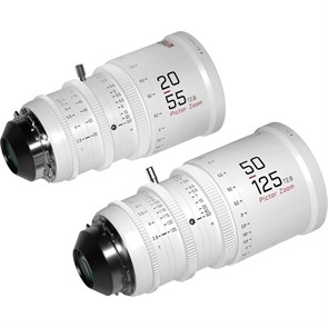 Набор объективов DZOFilm Pictor 50-125/20-55 T2.8 крепление PL&EF белые