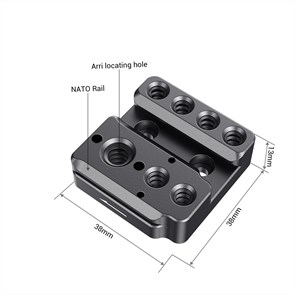 SmallRig 2214B Mount Plate for DJI Ronin-S / Ronin-SC / RS 2 / RSC 2 / RS 3 / RS 3 Pro / RS 3 mini Stabilizers 2214B - фото 7012