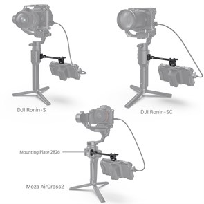SmallRig 2889 Adjustable Monitor Support for Selected DJI and Zhiyun and Moza Stabilizers 2889 - фото 7032