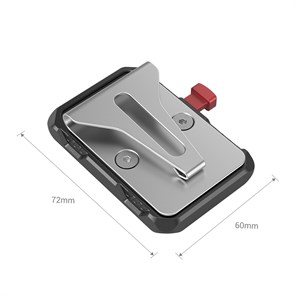 SmallRig 2990 mini V-Mount Battery Mount Plate with Belt Clip 2990 - фото 7492