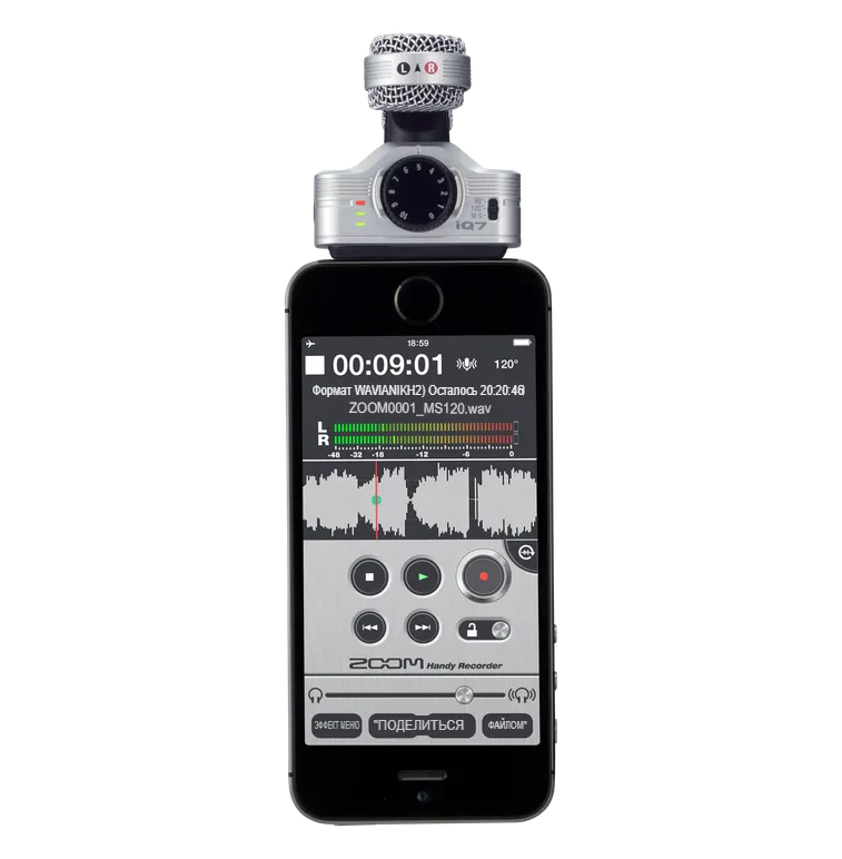 Микрофон Zoom iQ7