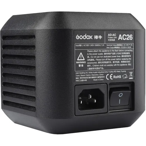Адаптер питания Godox AC26 для AD600 Pro