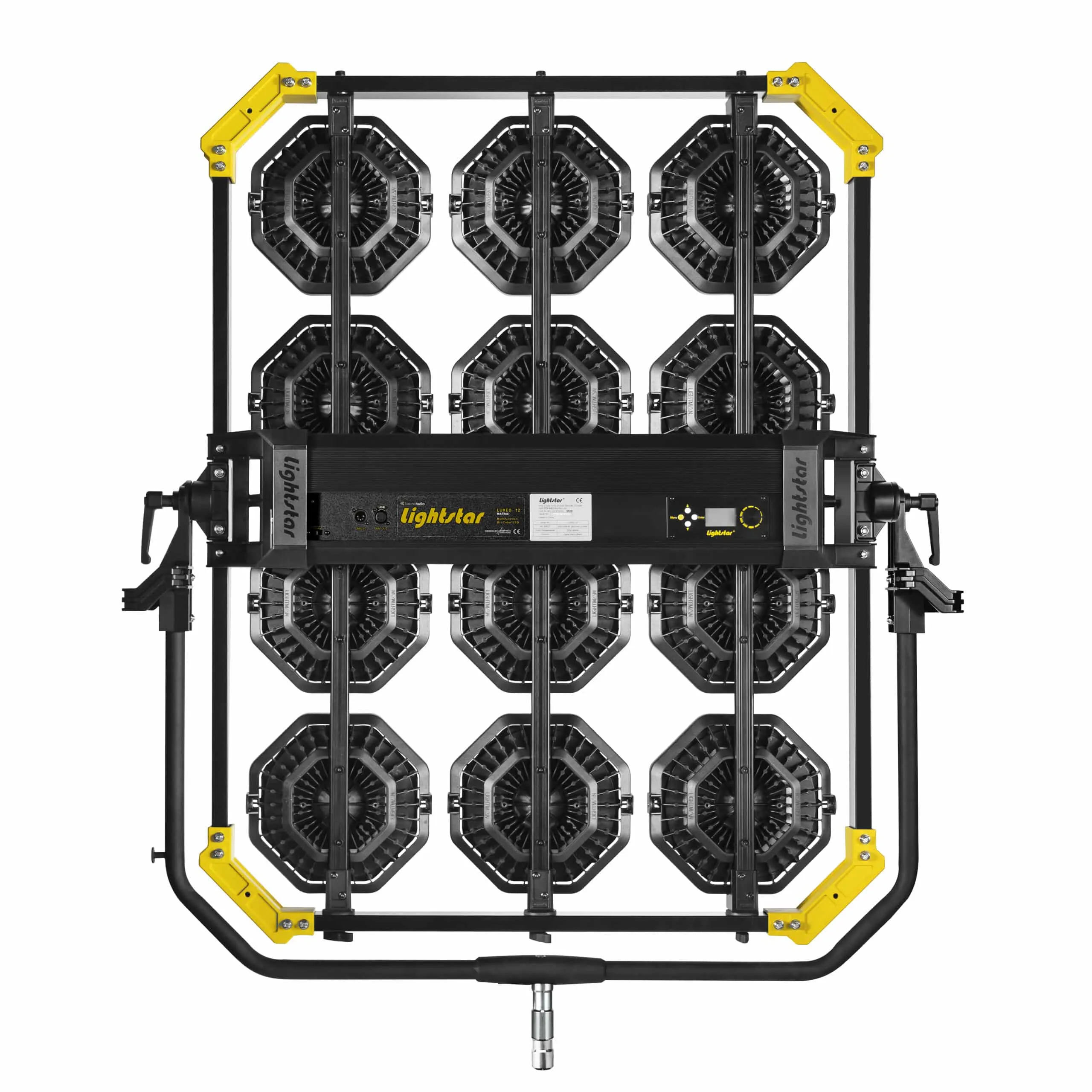 Вид сзади осветителя Lightstar LUXED-12 с Lumenradio и Separate Ballast с кейсом
