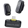 Петличная радиосистема Hollyland LARK A1 (Mini Duo Lightning, Серый)