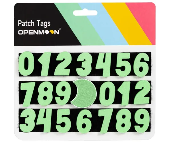 Теги OPENMOON Hook-Loop Clapperboard Tags (GLOW GREEN SET OCT04)