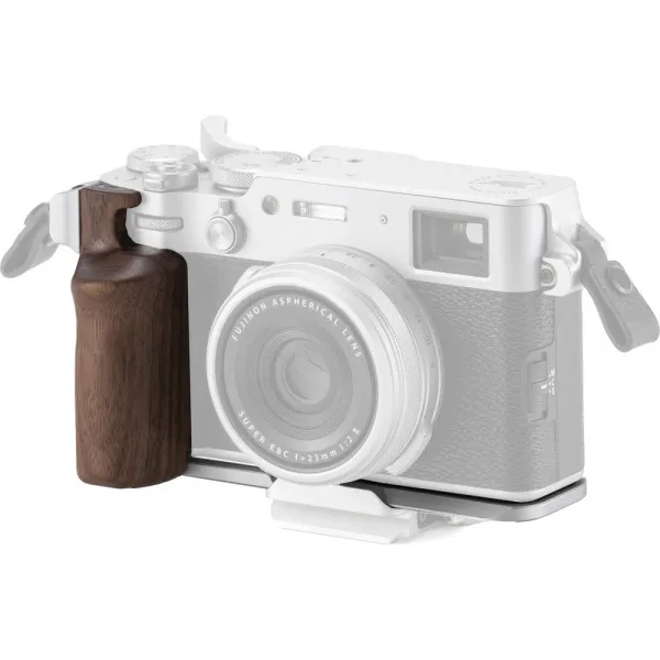 L-площадка Tilta Wooden Grip для FUJIFILM X100VI (Серебристый)