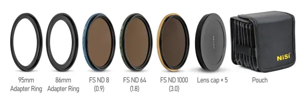Набор светофильтров NISI Swift FS ND Kit(8+64+1000) (86/95мм)