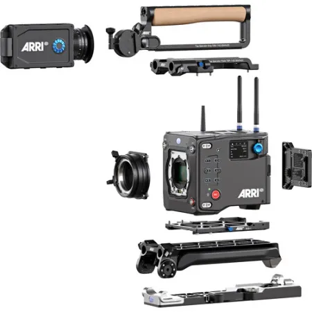 Все составляющие комплекта кинокамеры ARRI ALEXA 35 XTREME Base Operator Set PL MVF-2