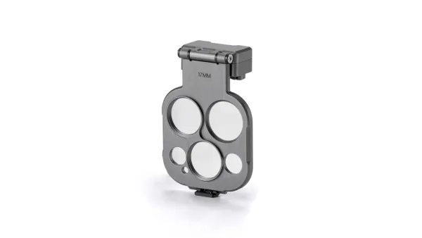 Адаптер объектива Tilta Khronos с резьбой 17 мм для iPhone 15 Pro и Pro Max (TK-IP-17LA-SG Серый)