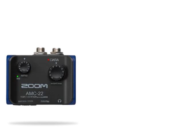 Внешняя звуковая аудиокарта Zoom AMS-22