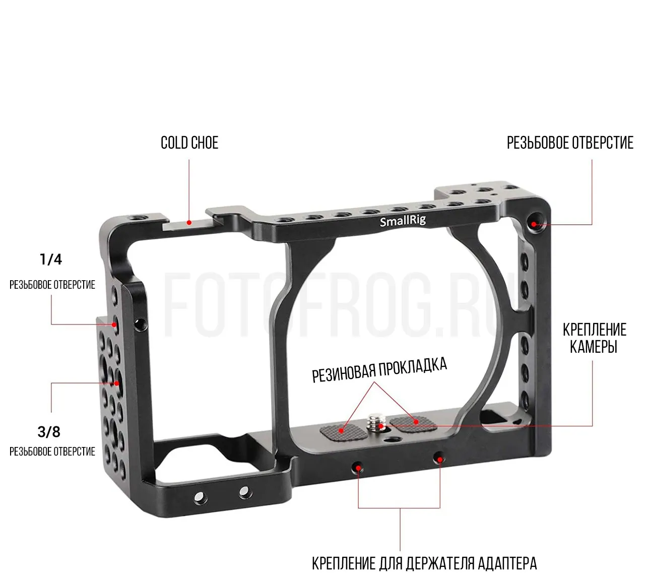 ОСНОВНЫЕ ОСОБЕННОСТИ SMALLRIG 1661