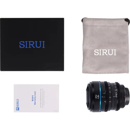 Комплектация объектива Sirui Night Walker 24 мм T1.2 S35 Cine