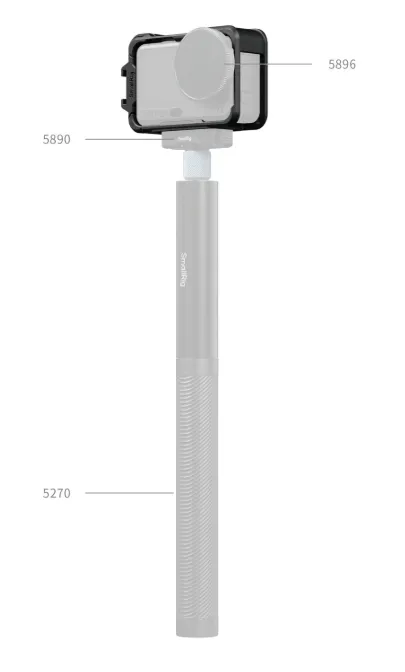 Клетка SmallRig 5886 для DJI Osmo Action 6 (Basic Edition)