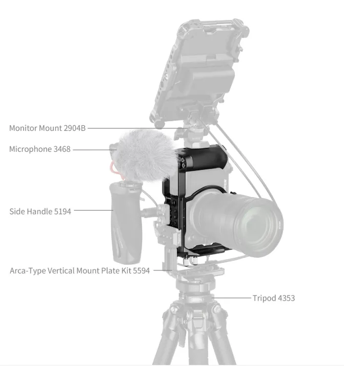 Клетка SmallRig 5886 для DJI Osmo Action 6 (Basic Edition)