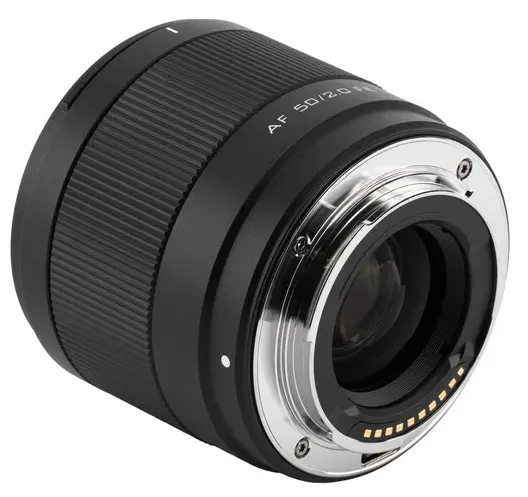Вид сзади объектива Viltrox AF 50мм f/2.0 AIR Sony FE