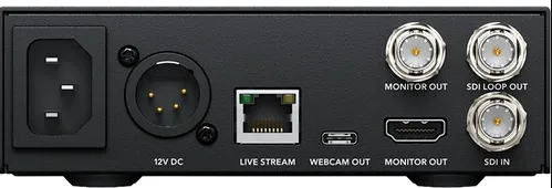Blackmagic Web Presenter HD разъемы