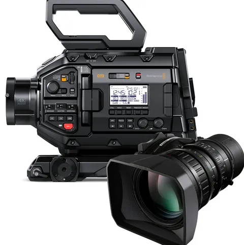 Камера Blackmagic URSA Broadcast G2 с объективом Fujinon LA16x8BRM-XB1A