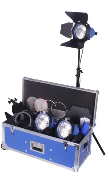 Осветитель ARRI ARRILITE 750 Plus Lighting Kit с кейсом Bare Ends (L0.36700.B)