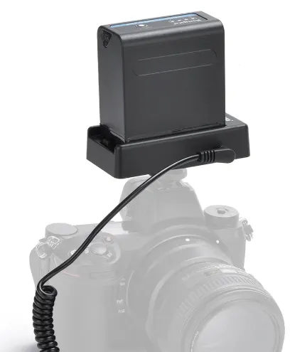 Адаптер питания Kingma DR-LPE17 + Площадка для аккумулятора BM-F980D NP-F DR-LPE17-P Kit