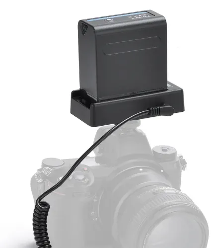 Адаптер питания Kingma DR-LPE12 + Площадка для аккумулятора BM-F980D NP-F + Аккумулятор NP-F980D DR-LPE12-PB Kit