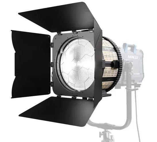 Вид спереди линзы френеля Motorized Fresnel Lens 16°-50° Evoke 5000B FL-45E
