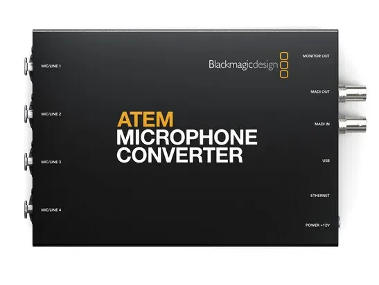 Конвертер Blackmagic ATEM Microphone Converter