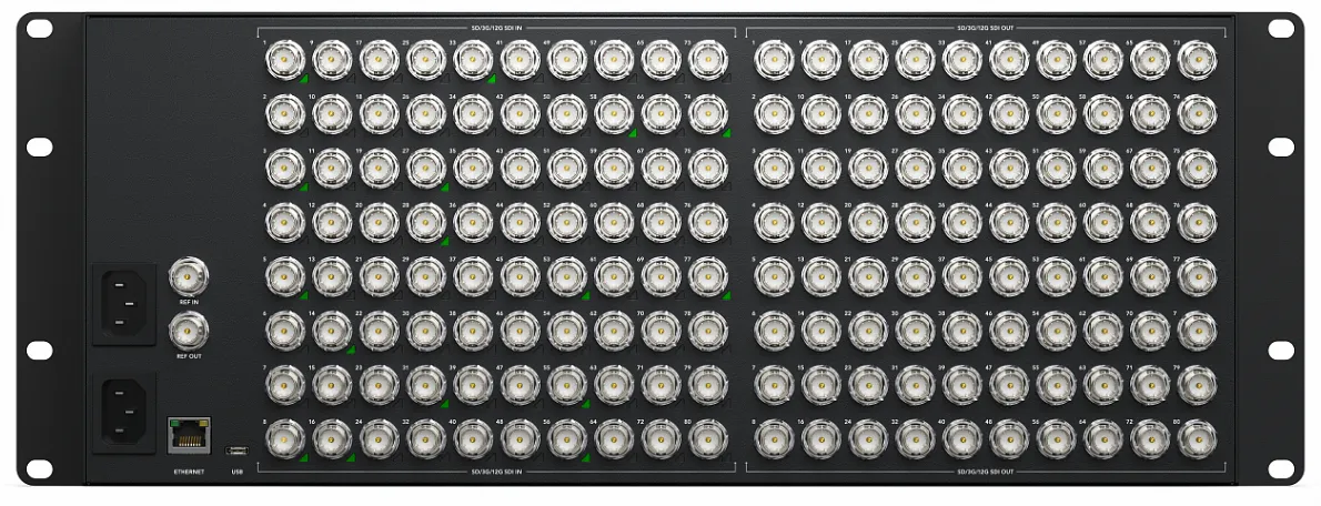 Коммутатор Blackmagic Videohub 80x80 12G Zero-Latency Video Router