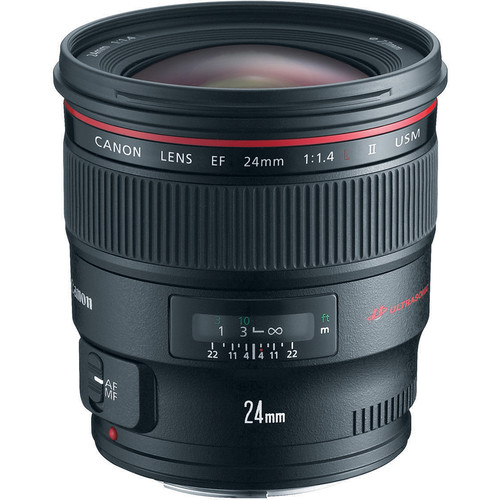 Объектив Canon EF 24 мм f/1.4L II USM с набором аксессуаров