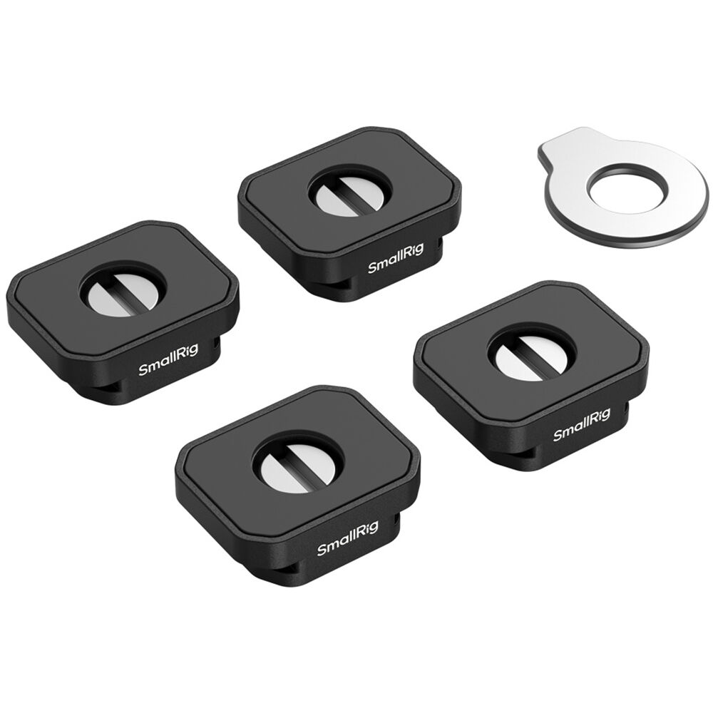 Комплект быстросъемных площадок SmallRig 5472 Mount Plate Cold Shoe Mount 4 шт.