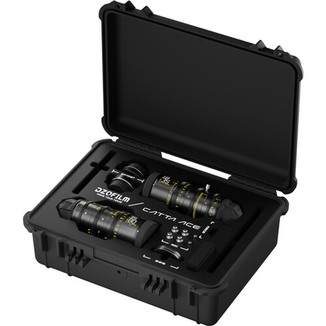 Комплект объективов DZOFilm Catta Ace FF 18-35/35-80 мм T2.9 (PL & EF) Чёрный