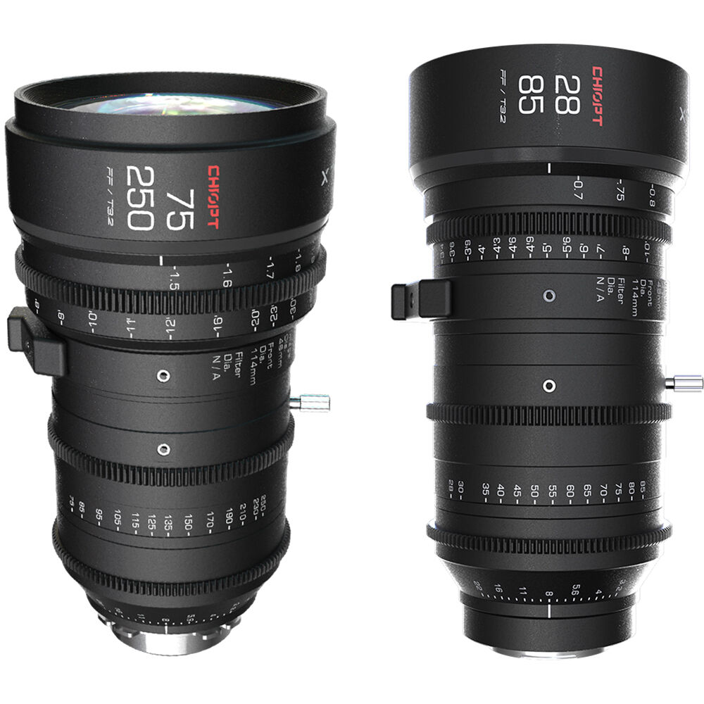 Комплект объективов CHIOPT XTREME ZOOM 28-85/75-250 мм T3.2 Arri PL
