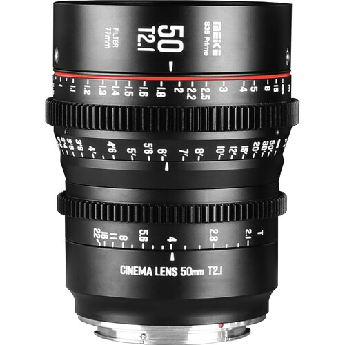 Объектив Meike Prime Т2.1 Cine Lens (Canon EF S35) (50 мм) Объектив Meike Prime Т2.1 Cine Lens (Canon EF S35) (50 мм)