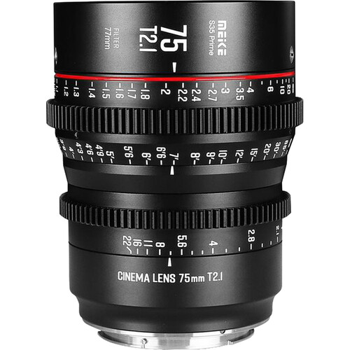 Объектив Meike Prime Т2.1 Cine Lens (Canon EF S35) (75 мм) Объектив Meike Prime Т2.1 Cine Lens (Canon EF S35) (75 мм)