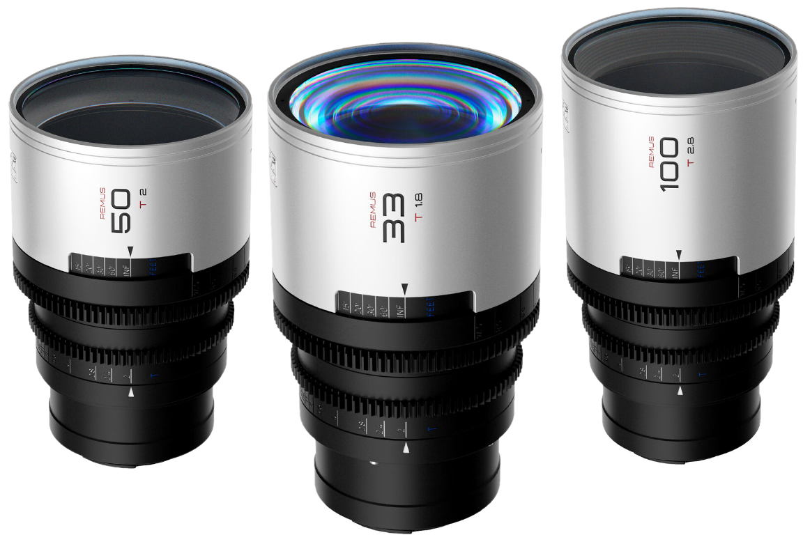 Комплект объективов BLAZAR LENS Remus-M 33/50/100 мм 1.5x Full-Frame Anamorphic Sony E