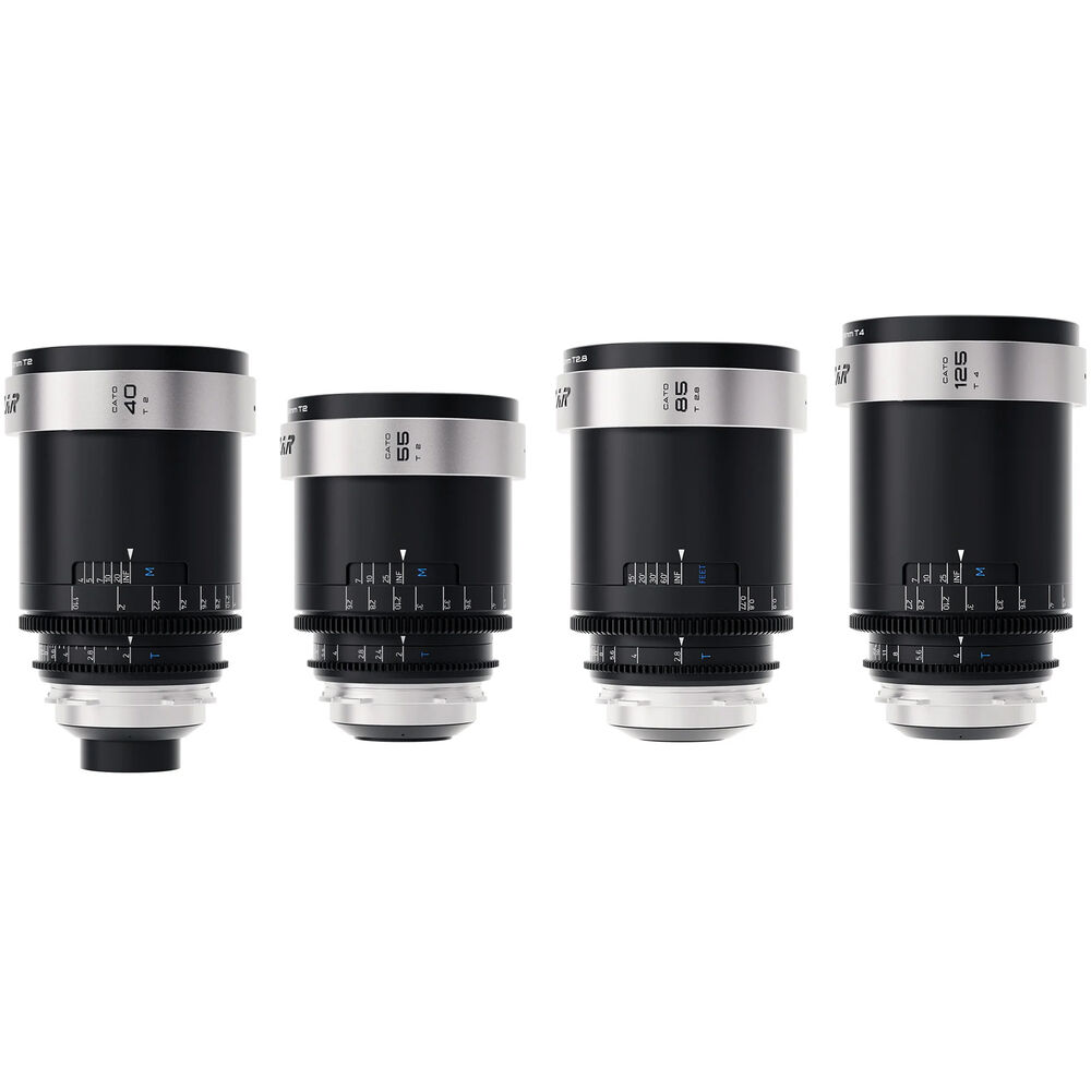 Комплект объективов BLAZAR LENS CATO 40/55/85/125 мм Full-Frame 2x Anamorphic Set Arril PL