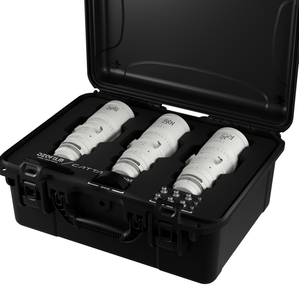 Комплект объективов DZOFilm Catta FF 18-35/35-80/70-135 мм T2.9 Sony E Белый