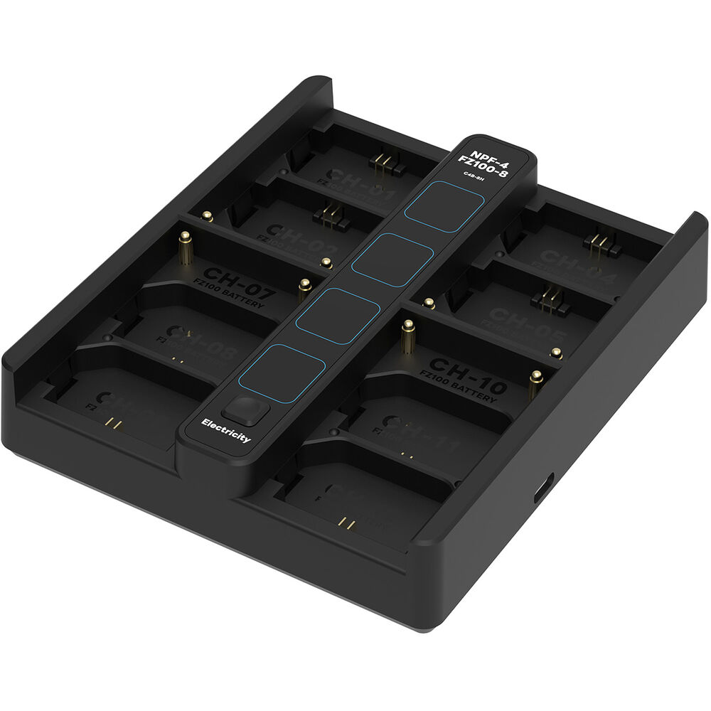 Зарядное устройство DigitalFoto FZ100-N8QC Solution Limited 8/4-Bay для Sony NP-F и FZ100