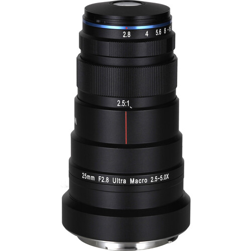 Объектив Laowa 25 мм f/2.8 2.5-5X Ultra Macro (L-Mount) Объектив Laowa 25 мм f/2.8 2.5-5X Ultra Macro (L-Mount)