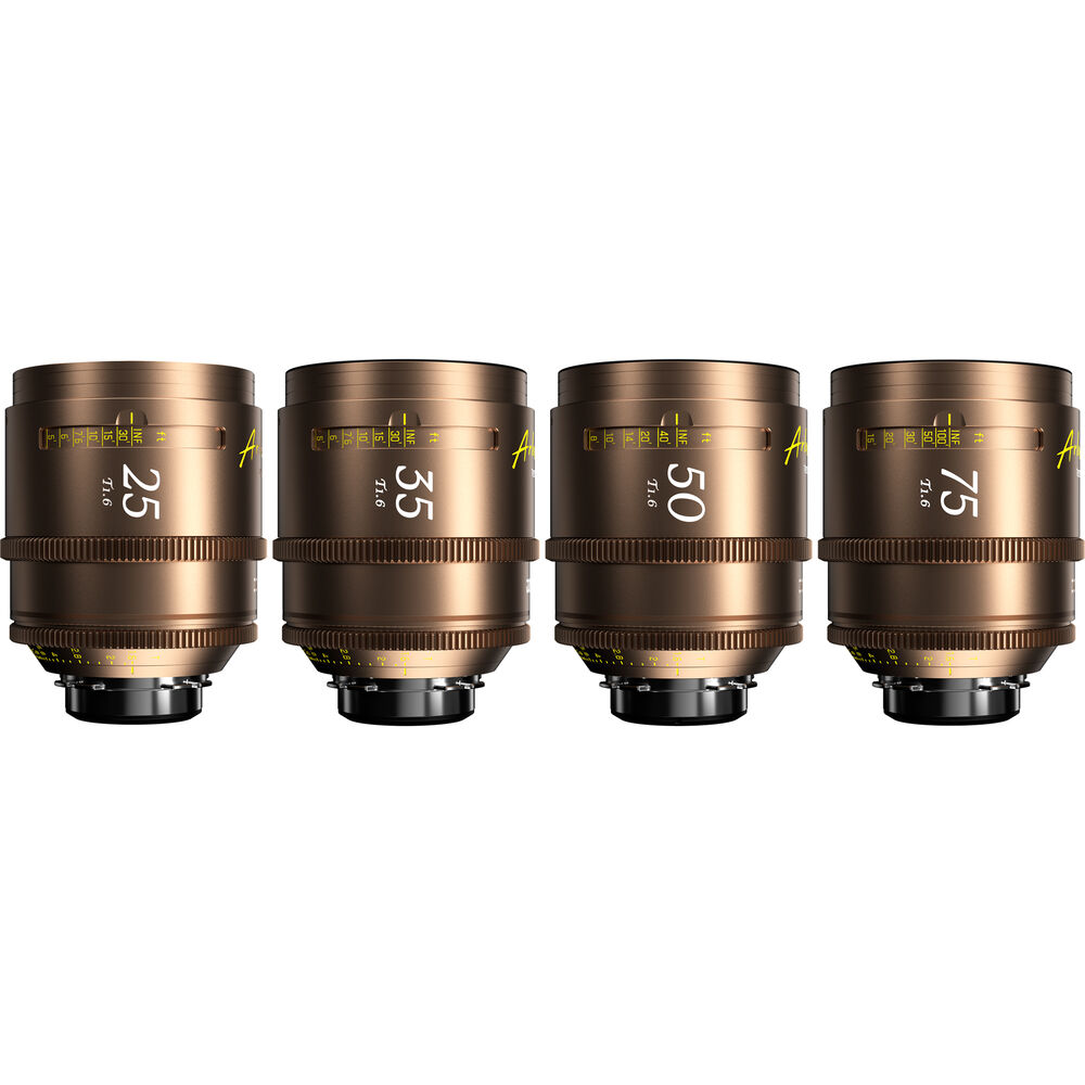 Комплект объективов DZOFilm Arles Lustre 25/35/50/75 мм T1.6 Arri PL