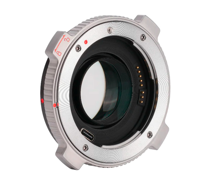 Адаптер Viltrox EF-M2 PRO для Canon на Micro Four Thirds