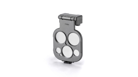 Адаптер объектива Tilta Khronos с резьбой 17 мм для iPhone 15 Pro и Pro Max (TK-IP-17LA-SG Серый)