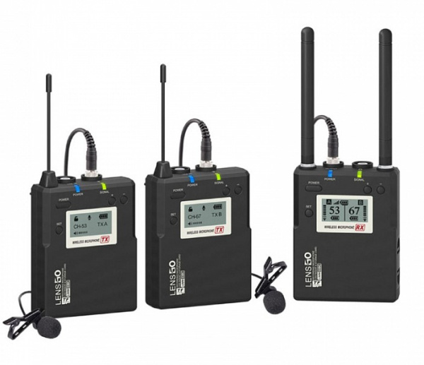 Петличная радиосистема LensGo LWM-338C Double